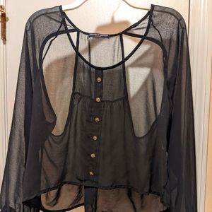 OS Brandy Melville Sheer Top